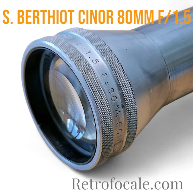 Objectif Som Berthiot Petzval 200mm F/3 Pour 4x5 - Iris, Monture Libre - Vintage Collection