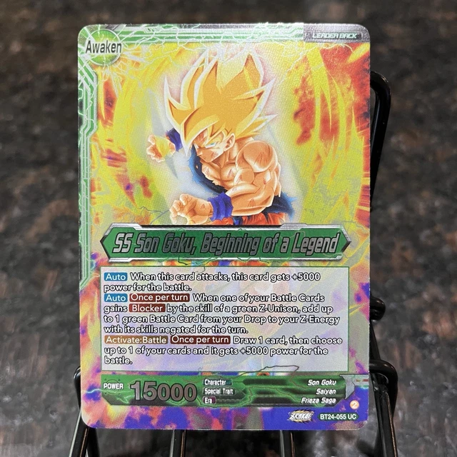DRAGON BALL BT24 SS Son Goku, Beginning of a Legend BT24-055 SLR | NM Near  Mint 99.00 - PicClick UK