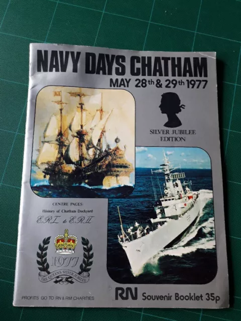 Rare 1977 CHATHAM NAVY DAYS Vintage Original Programme Royal Dockyard Kent Naval