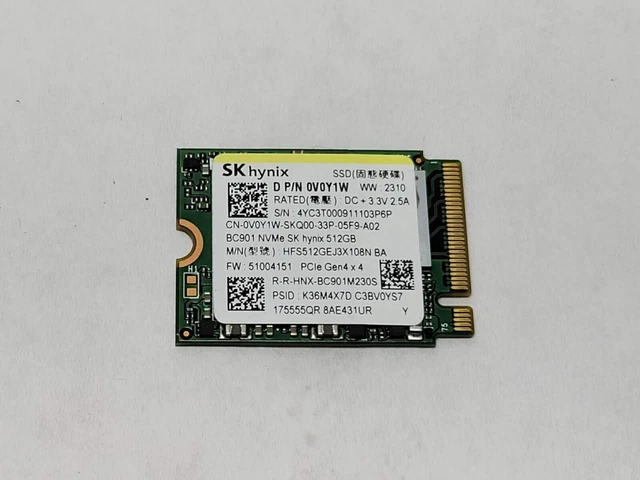 STEAMDECK Solidigm 1TB SSD M2 2230 Sn740（1TB Micron 2400 M