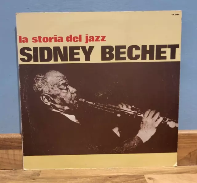 Sidney Bechet - La Storia Del Jazz (Geschichte des Jazz) Vinyl-Schallplatte (SM 3090)
