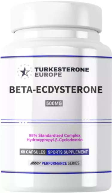 Beta-Ecdysterone 98% complesso con idrossipropil-β-ciclodestrina - (60 x 500 mg)