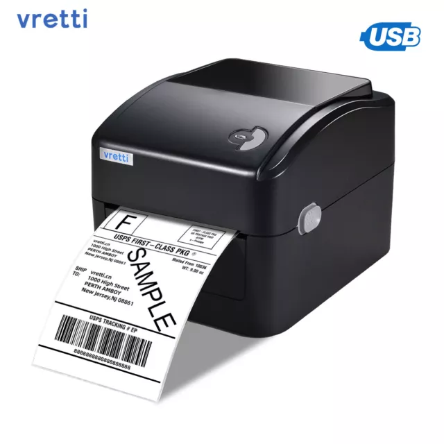 Impresora de etiquetas térmicas vretti 4x6 USB para etiquetas de paquete DHL DPD