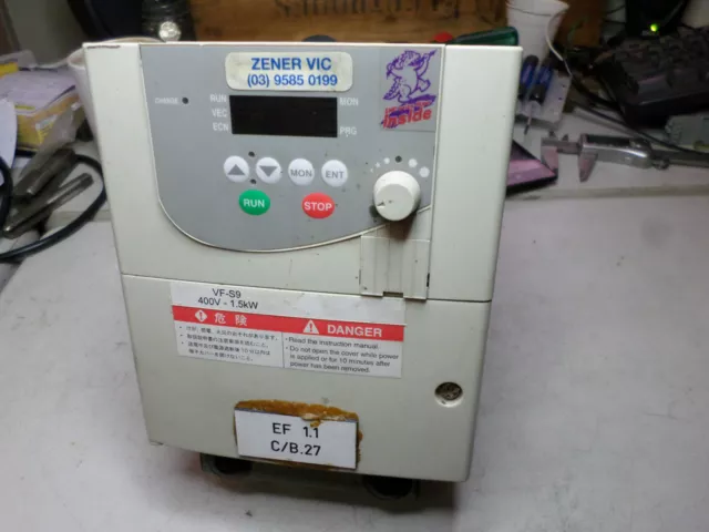 TOSHIBA VARIABLE SPEED DRIVE - VFS9-4015PL-WP -- 1.5kW (2HP) 3Ph 380/500 Supply