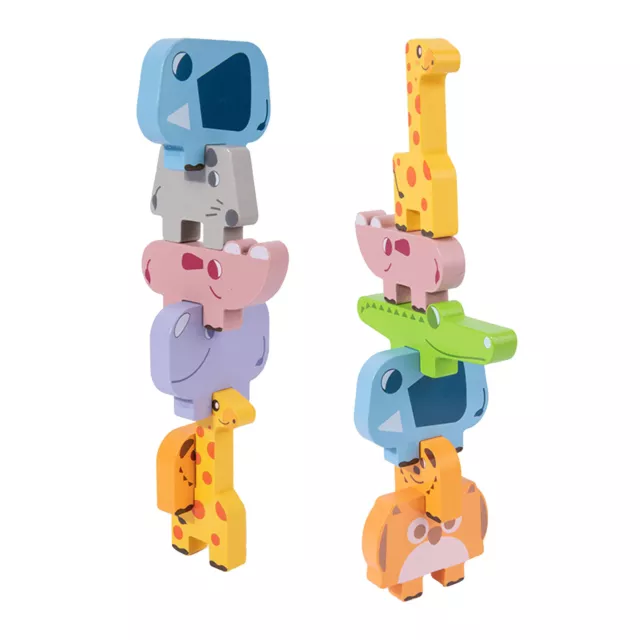 UPALDHOU Animal Stacking Building Blocks Stacking Toys Balance Game Toy For