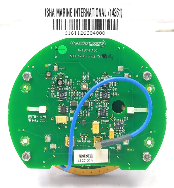 Hemisphere Module HEMISPHERE GPS PCB Card Module ANT.BCN A30 500-1258-000 REV.A $399.96 ...