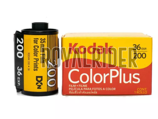 10 PCS Pack Kodak ColorPlus 200 Film négatif couleur 35 mm Film en rouleau... 3