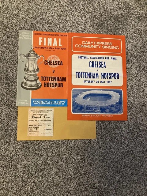 1967 Chelsea v Tottenham Hotspur F Une finale de coupe du