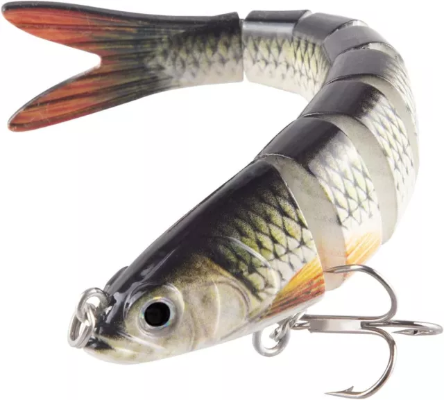 95mm Trout Bionic Lifelike Artificial 7 Segment Multi Jointed Bass