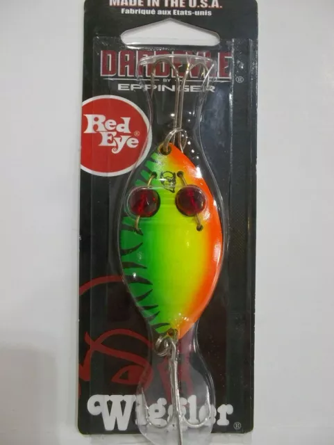 DARE DEVIL DARDEVLE Red Eye Wiggler casting spoon 2 sizes Choose your  colors NIP $7.29 - PicClick