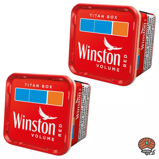 Winston Red/Rot Volumentabak Titan Box 2x 300g