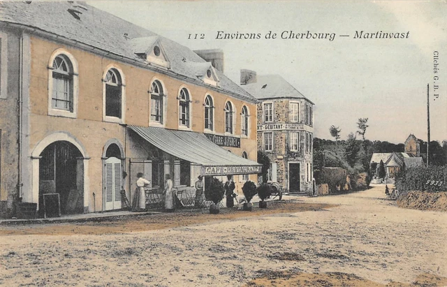 Carte Postale Ancienne Martinvast (50) – Environs De Cherbourg, Années 1900