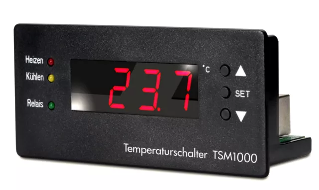 Interruttore Temperatura TSM1000+Sensore PT1000 Sonda Filettata, Accurata