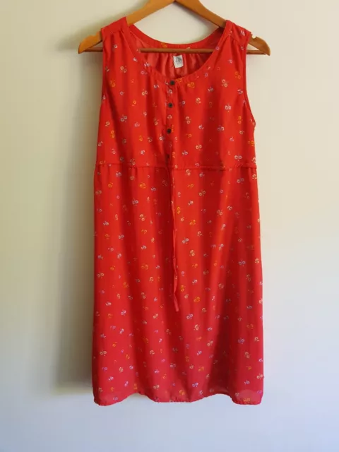 Gap maternity Size M sleeveless floral dress with pockets