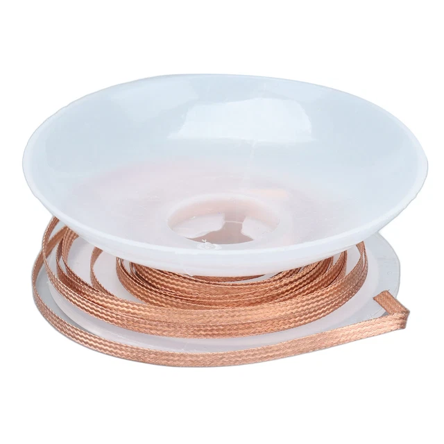 (2015A))Desoldering Wire Alloy Copper Solder Wick Braid Solder Wick Remover Low
