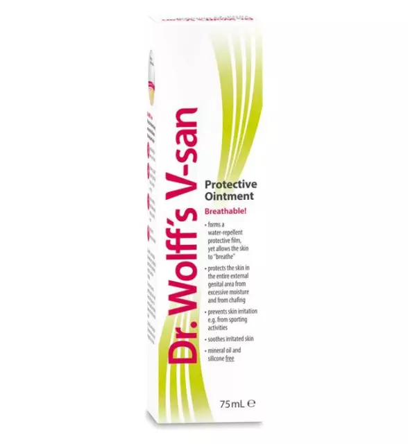 Unguento protettivo Dr Wolff's V-san 75 ml nuovissimo sigillato stock UK