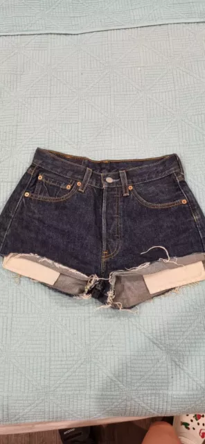 Levis Denim Shorts Cutoff Size 6 -8