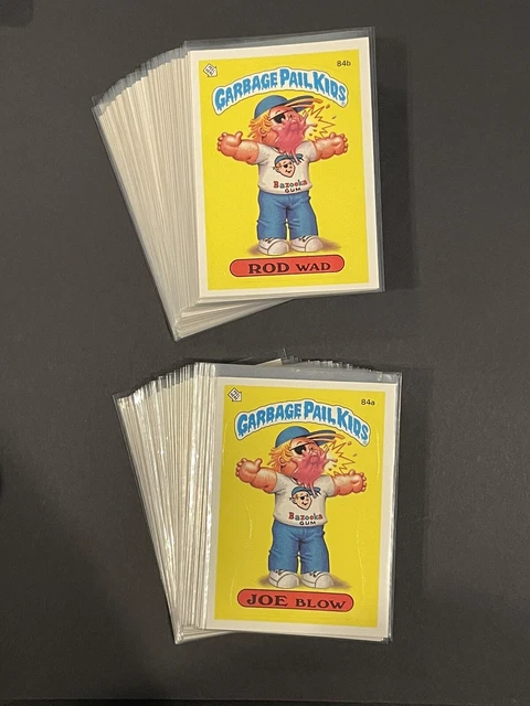 1986 Topps Garbage Pail Kids Original 3rd Series 3 OS3 Complete 82-Card Set GPK
