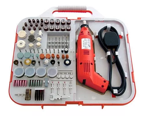 130w Rotary Mini Drill Multi Tool + Bits  + Case De 162pc (Dremel Style)