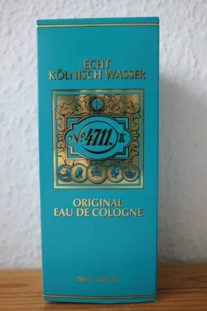 4711 Echt Kölnisch Wasser 200 ml Original Eau de Cologne Unisex OVP