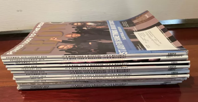 Ebony Magazine Lot 2014 2015 2016 Kevin Hart Black Love LamarWilliams Washington