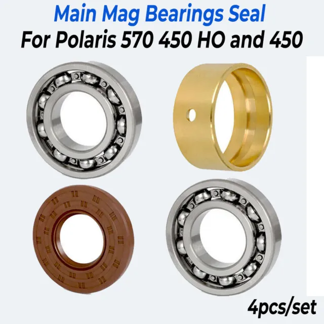 Crankshaft Main Mag Bearings Seal For Polaris 570 Sportsman RZR Ranger ACE 12-20