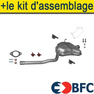 MINI COOPER 1.6 116cV 2001-2008 Silencieux Arriere 