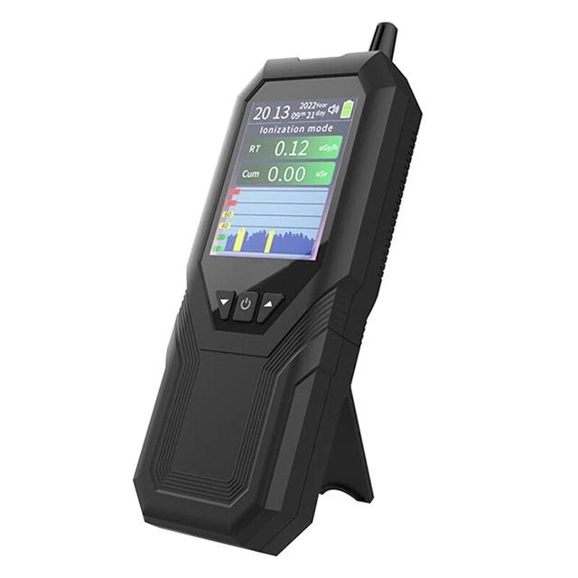 Geiger Contatore Rilevatore Nucleare Dosimetro Monitor Nero I5M9