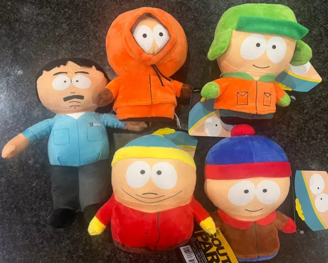 SOUTH PARK PLUSH Set Cartman Kyle Stan Kenny Randy New Officially ...