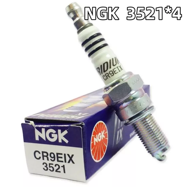 Genuine Ngk Iridium  Spark Plugs - Cr9Eix - Set Of 4 - Ngk 3521