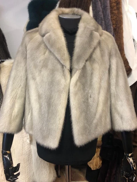 Giacca di Visone Pelliccia Cappotto Hopka Norka 34-36