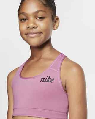 Le ragazze più vecchi Nike Reversibile reggiseno sportivo Rosa/Blu Taglia Large DB5976 NUOVO CON ETICHETTA