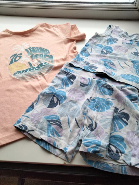 Bundle Of Beach Clothes Boys Age 5 Years Tops And Shorts