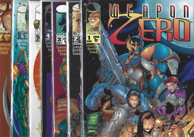 Weapon Zero Near Set / Lot Of 14 - #1 2 3 4 5 6 7 8 9 10 11 12 13 14 (Nm-) Image