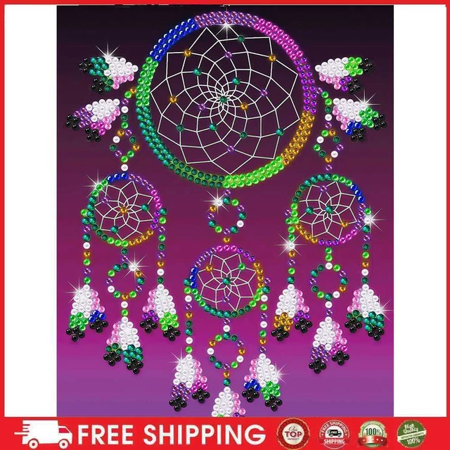 5D Hágalo usted mismo Taladro de Cristal Pintura de Diamantes Atrapasueños Estrás Kit de Decoración