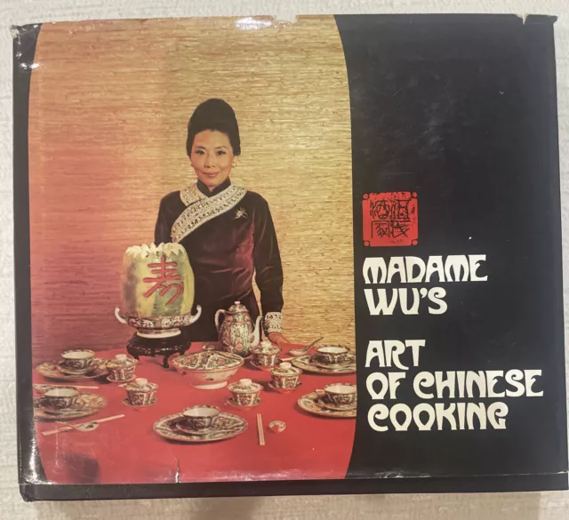 Madame Wu's Art of Chinese Cooking - 1970’s Hardcover Cookbook Signed Book