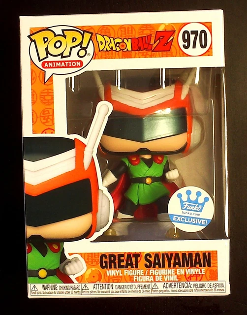 Figurine POP Great Saiyaman n°970 de Dragon Ball Z exclusive Funko légers défaut