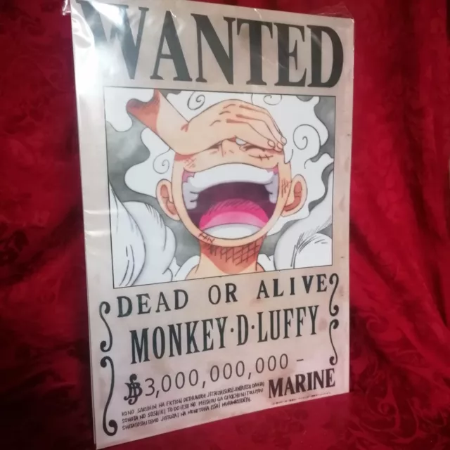 One Piece Wanted Bounty Poster Gear 5 Versione Rufy ""Joyboy