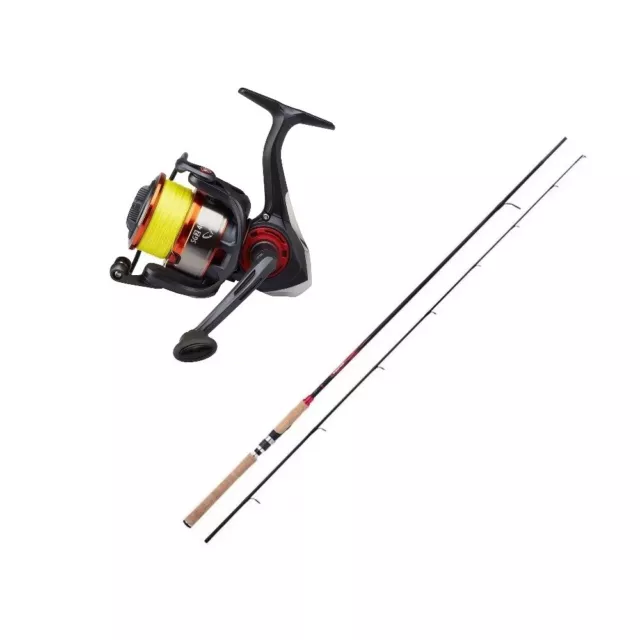 Urlaubscombo Shimano Sienna Canna Girevole & Savage Gear Ruolo + Cavo