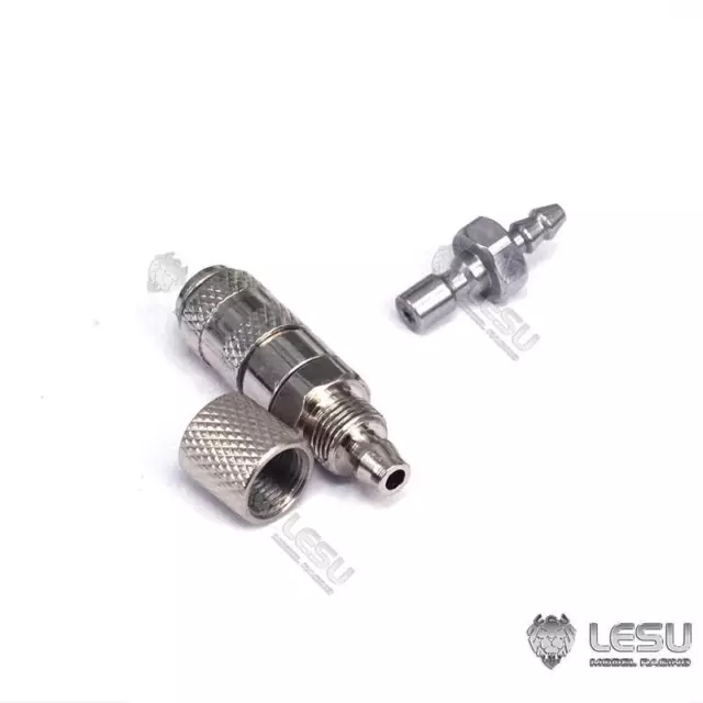 LESU 1/14 Metal Tubing Connector D for Tamiye RC Hydraulic Dump Truck Upgrade