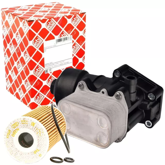 FEBI Ölkühler + Filter für A3-A6 CADDY GOLF 6 PASSAT T5 T6 OE 03L115389 3L115389