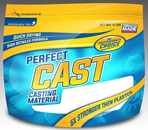 Material de fundición y pintura fundidos perfectos más duros que el yeso - 4 libras