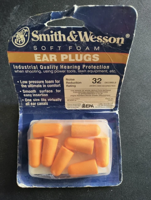 Smith & Wesson Tactical Shooting Safety Ear Plugs 4 Pack New
