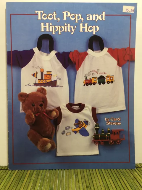 Patrones de camisas pintadas para niños Toot Pop and Hippity Hop de Carol Stevens