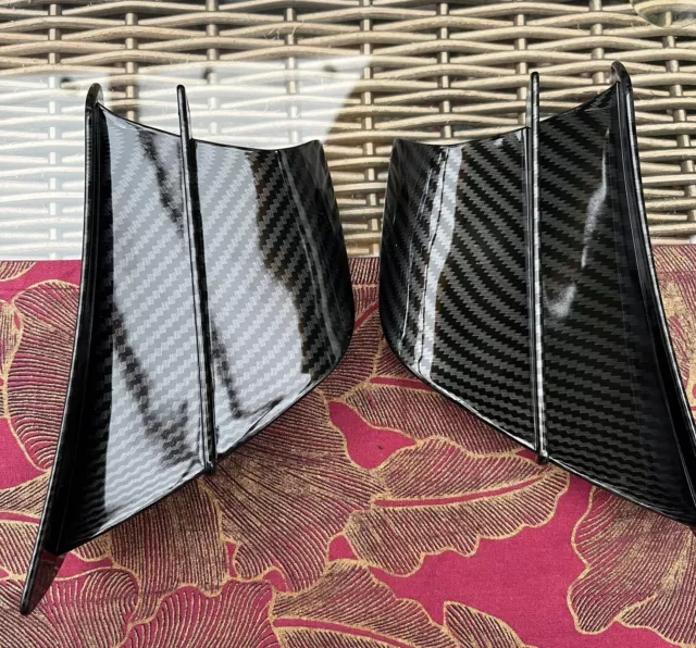 Winglets für Yamaha YZF-R 125 / YZF-R1 Spoiler DF1 Carbon Look