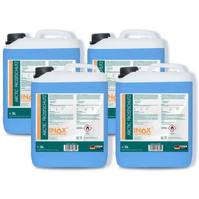 Concentrato antigelo vetri INOX®, 4x 5L - antigelo invernale fino a -30C