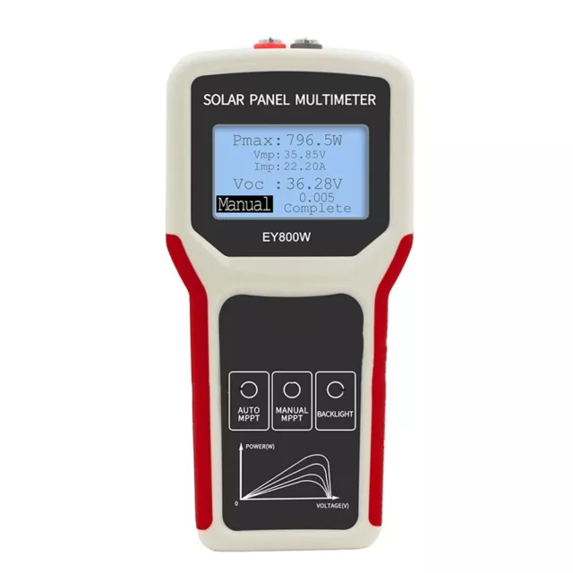 Multimeter MPPT Tester EY800W 165*80*30 Mm ABS Ersatzteile Kristallanzeige