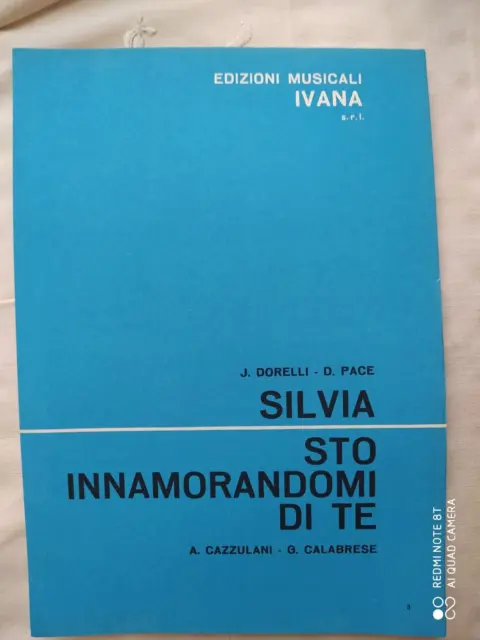 Johnny Dorelli "Silvia" + "Sto Innamorandomi Di Te" - 1965 - Ed. Ivana - Milano