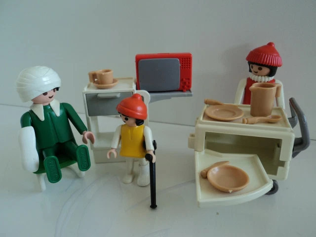 Playmobil 3495 - Cameretta D'ospedale (tavolo Verde) - Set Usato Completo?