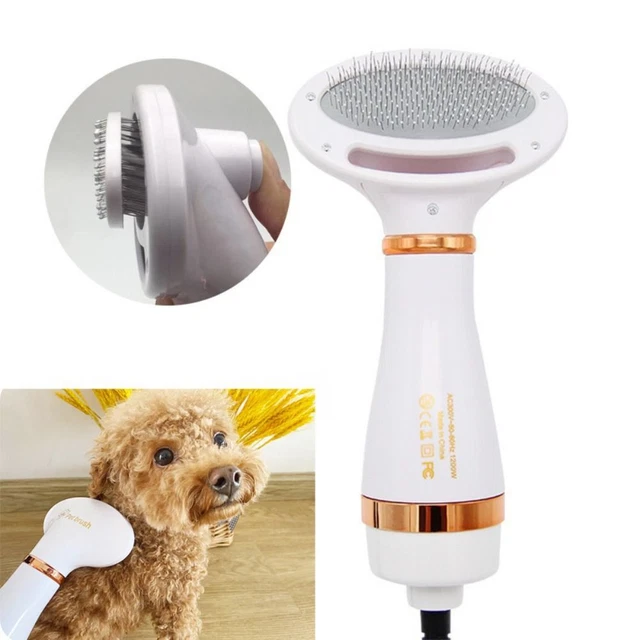 Asciugacapelli per cani 2 in 1 forniture per cani a basso rumore soffiante pelliccia cucciolo